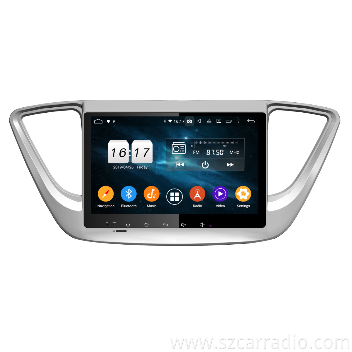 Verna /Accent /Solaris 2017-2019 car navigation